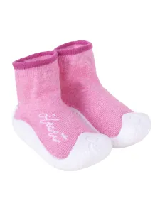 Yoclub Kids's Baby Girls' Anti-skid Socks With Rubber Sole OBO-0136G-AA0B #814393