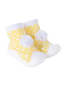 Yoclub Kids's Baby Girls' Anti-skid Socks With Rubber Sole OBO-0137G-AA0B #4405183