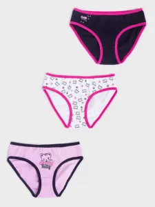 Yoclub Kids's Cotton Girls' Briefs Underwear 3-Pack BMD-0037G-AA20-001 #6545165