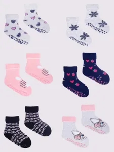 Yoclub Kids's Terry Socks Anti Slip ABS 6-Pack SKF-0005G-AA0A-003 #8579516