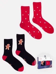 YO! SKA-X040F Merry Christmas krabička A'2 Pánské ponožky