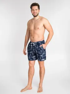 Yoclub Man's Swimsuits Men's Beach Shorts P1 Navy Blue #9500609