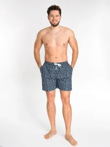 Yoclub Man's Swimsuits Men's Beach Shorts P3 Navy Blue #9502554