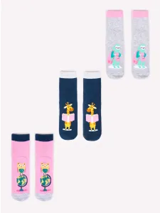 Detské ponożky Yoclub Yoclub_3Pack_Socks_SKA-0038G-AA00_Multicolour #2821835