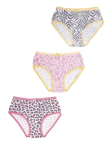 Yoclub Kids's Cotton Girls' Briefs Underwear 3-pack BMD-0029G-AA30-001 #734961