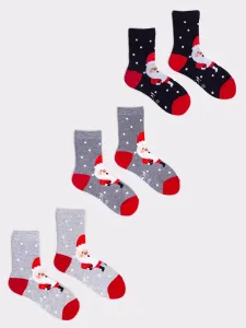 Yoclub Kids's Christmas Socks 3-Pack SKA-X049U-AA00 #8561817