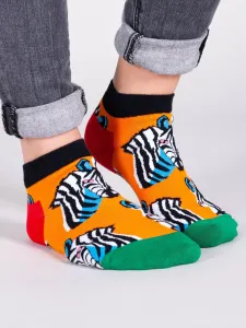 Yoclub Unisex's Ankle Funny Cotton Socks Patterns Colours SKS-0086U-A600 #719856