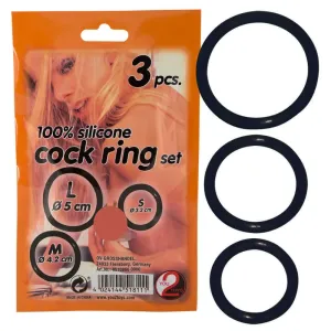 You2Toys Cock ring set - krúžky na penis (3 dielna sada) #3429519