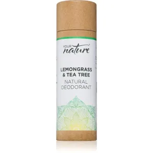 Your Nature Natural Deodorant tuhý dezodorant Lemongrass & Tea Tree 70 g
