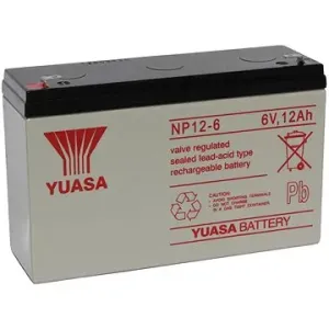 YUASA 6 V 12 Ah bezúdržbová olovená batéria NP12-6