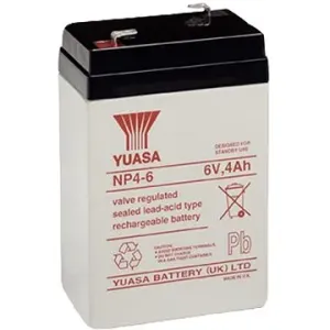 YUASA 6 V 4 Ah bezúdržbová olovená batéria NP4-6