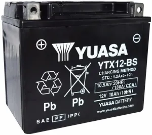 Batéria motocyklová 12V/10Ah YUASA YTX12-BS #5944928