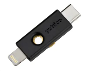 YubiKey 5Ci - USB-C + Lightning, kľúč/token s viacfaktorovou autentizáciou, podpora OpenPGP a Smart Card (2FA)
