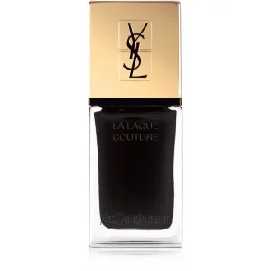 Yves Saint Laurent La Laque Couture lak na nechty odtieň 73 Noir Over Noir 10 ml