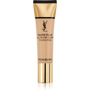 Yves Saint Laurent Touche Éclat All-In-One Glow tekutý make-up SPF 23 odtieň B40 Sand 30 ml