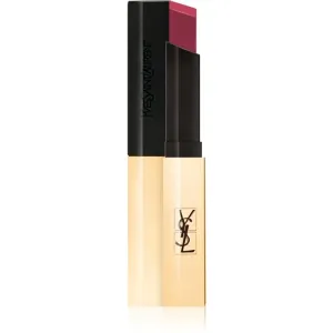 Yves Saint Laurent Rouge Pur Couture The Slim tenký zmatňujúci rúž s koženým efektom odtieň 16 Rosewood Oddity 2,2 g