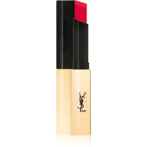 Yves Saint Laurent Rouge Pur Couture The Slim tenký zmatňujúci rúž s koženým efektom odtieň 26 Rouge Mirage 2,2 g