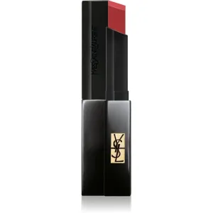 Yves Saint Laurent Rouge Pur Couture The Slim Velvet Radical tenký zmatňujúci rúž s koženým efektom odtieň 301