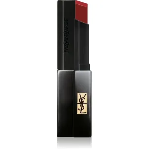 Yves Saint Laurent Rouge Pur Couture The Slim Velvet Radical tenký zmatňujúci rúž s koženým efektom odtieň 307