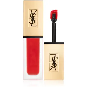 Yves Saint Laurent Tatouage Couture ultra matujúci tekutý rúž odtieň 01 Rouge Tatouage - Vibrant Pink Red 6 ml