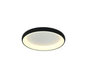 Zam Zam 2048 - LED Stmievateľné stropné svietidlo LED/50W/230V pr. 60 cm čierna