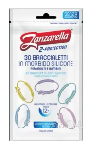 Zanzarella Z-ochranné náramky pre dospelých 30 ks