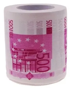 Toaletný papier 500 Euro