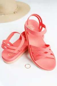 Ružové gumené sandále Abracar Calma #3403861