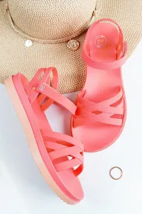 Ružové gumené sandále Abracar Calma #7813615