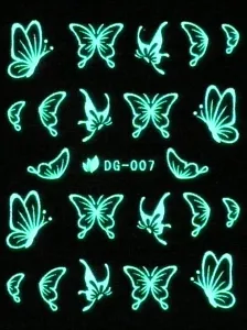 Vodolepky svietiace v tme - Motýľ