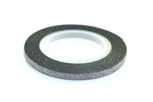 Zdobiaca páska 3mm - glitter strieborná