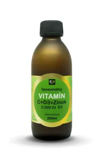 ZDRAVÝ SVET Lipozomálny vitamín C + D3 + zinok 200 ml