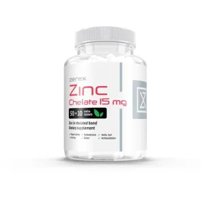 Zerex Zinok chelát 15 mg 60 tabliet