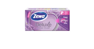 Zewa Deluxe Lavender Dreams papierové hygienické vreckovky 90ks