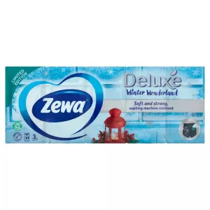 Zewa Deluxe Original papierové hygienické vreckovky 10 x 10 ks #66100