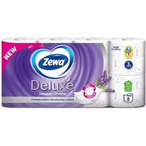 Toaletný papier ZEWA Deluxe Aqua Tube Lavende 3V 8ks