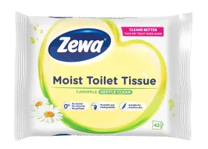 ZEWA Natural Camomile vlhčený toaletný papier (42 ks)