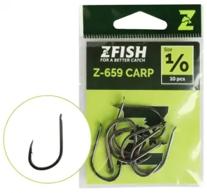 Zfish Carp Hooks Z-659 Veľkosť 1/0 10 ks