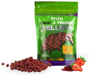 Zfish chytacie pelety carp & feeder pellets 8 mm 200 g - strawberry robin red #9427028