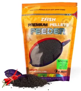 Zfish mikro pelety premium feeder pellets 2 mm 700 g - spicy fish #9427022