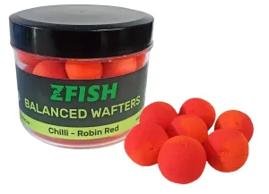 Zfish vyvážené boilie balanced wafters 16 mm 60 g - chilli robin red #5200732
