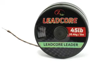 Zfish olovená šňúra leadcore leader 45 lb 5 m