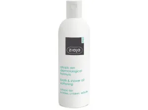Ziaja Premasťujúci olej do kúpeľa pre atopickú pokožku Atopic Skin Dermatological Formula (Bath & Shower Oil Softening) 270 ml