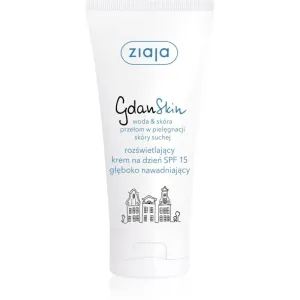 Ziaja GdanSkin Day Cream SPF15 50 ml denný pleťový krém pre ženy na zmiešanú pleť; na rozjasnenie pleti; na dehydratovanu pleť