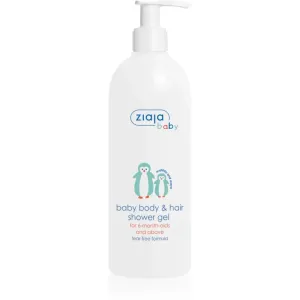 Ziaja Umývací gél na telo a vlasy pre deti Tučniak (Baby Body & Hair Shower Gel) 400 ml