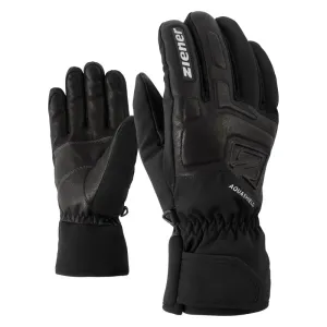 Ziener Glyxus AS® Black 9,5 Lyžiarske rukavice