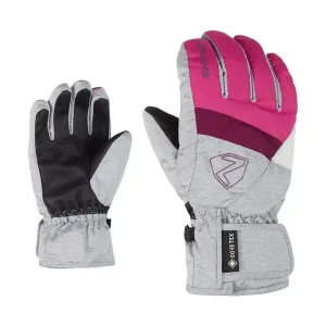 Ziener Leif GTX Pop Pink/Light Melange 5 Lyžiarske rukavice