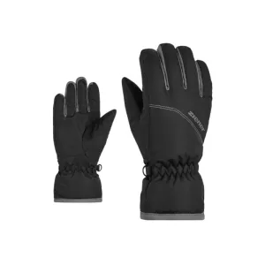 Ziener Lerin Black 5 Lyžiarske rukavice