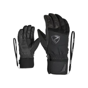 Ziener GINX AS AW Lyžiarske rukavice, čierna, veľkosť 8