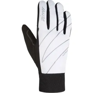Ziener UNICA W Dámske rukavice na bežky, biela, veľkosť #5448383